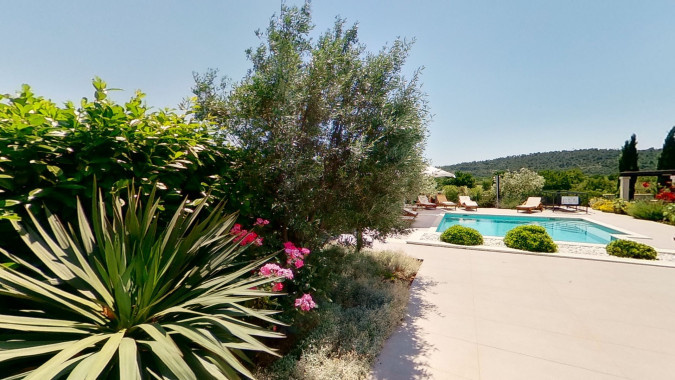 Villa Giove, Solta, mit beheiztem Pool, nahe dem Meer Grohote
