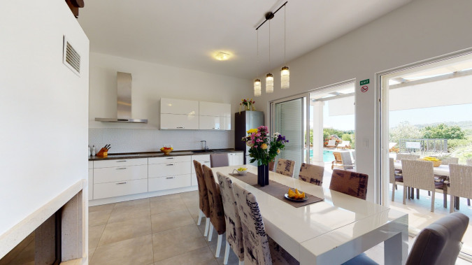 Innere, Villa Giove, Solta, mit beheiztem Pool, nahe dem Meer Grohote