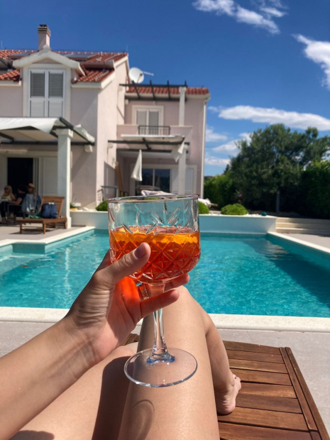 Villa Giove, Solta, mit beheiztem Pool, nahe dem Meer Grohote
