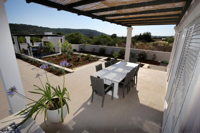 Au&szlig;en, Villa Giove, Solta, mit beheiztem Pool, nahe dem Meer Grohote