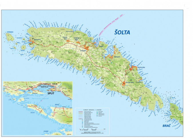 Villa Giove, Solta, mit beheiztem Pool, nahe dem Meer Grohote